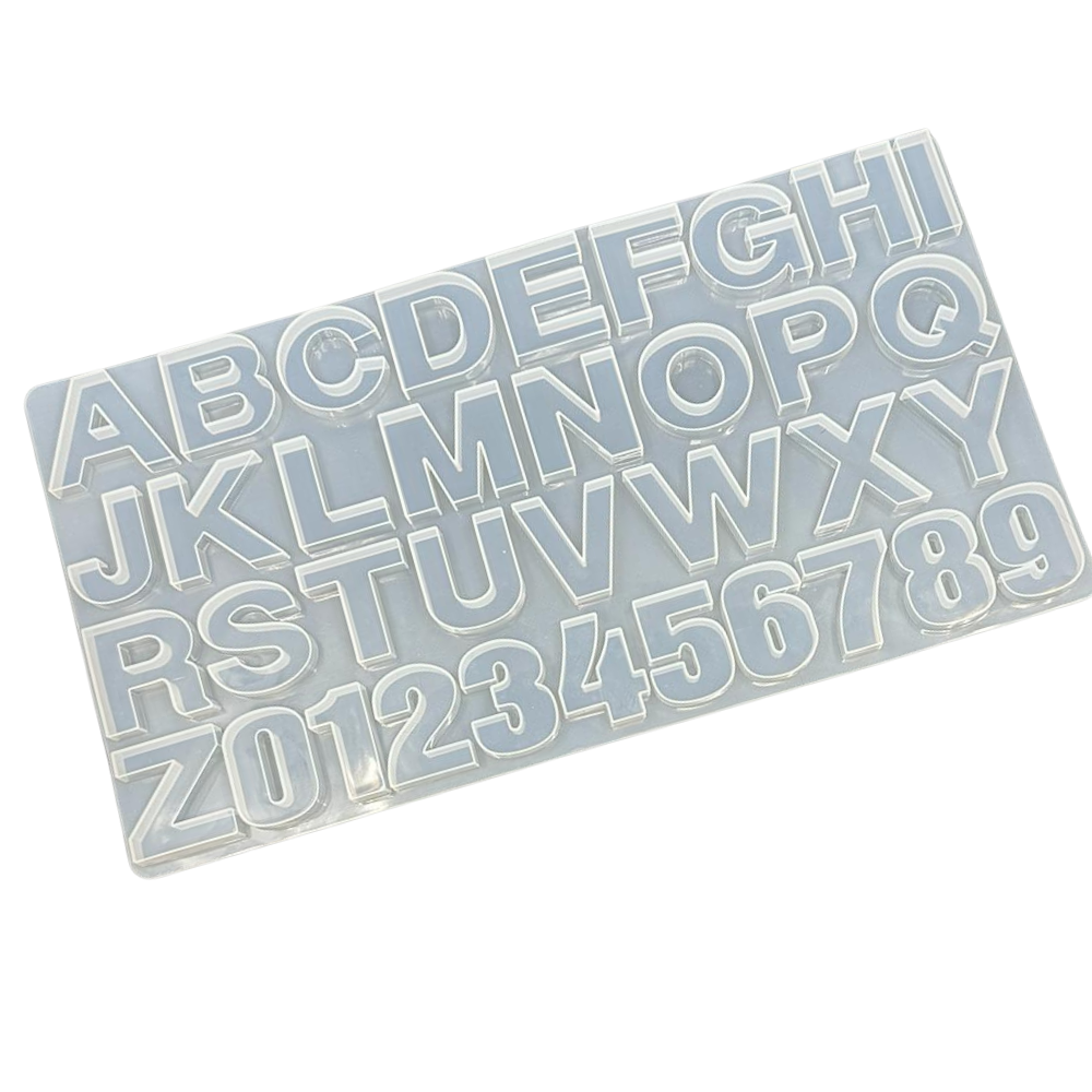 silikoonvorm tähestik