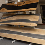 Näidised epoksiidtasapindadest salongis Näidised epoksiidtasapindadest salongis